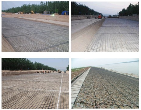 150Mpa PP Black Uniaxial Geogrid High Intensity With Grille Mesh
