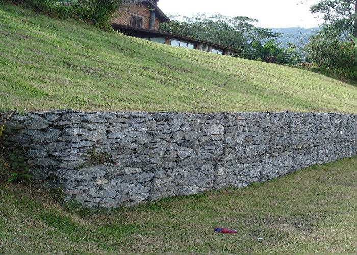 PVC Grey Stone Cage Retaining Wall Seal For Soil ...