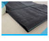 Black Acids Resistant Woven Geotextile Fabric / Polypropylene Black Woven Stabilization Fabric