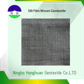 Circle Loom Polypropylene Woven Geotextile Fabric , Recycled Geotextile Filter Fabric