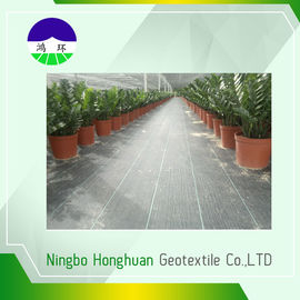 110gsm Split Film Woven Geotextile , Geotextile Stabilization Fabric For Weed Control