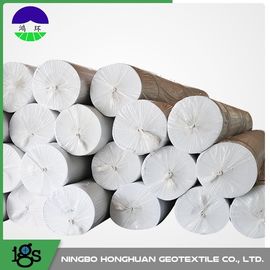 Environmental Needle Punched Non Woven Geotextile Fabric 13.0kN/M Tensile Strength