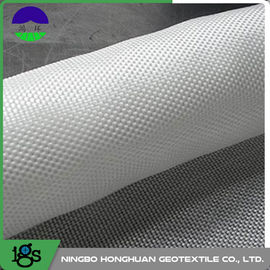 PET White Multifilament Woven High Strength Geotextile For Railway Construction