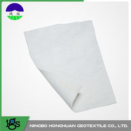 White PP Nonwoven Geotextile Filter Fabric For Road Construction