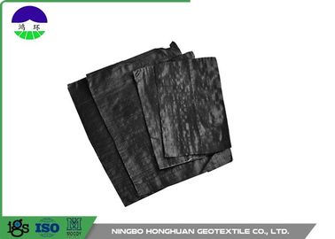 Black Separation Woven Geotextile Fabric Pp Material 205gsm Unit Mass