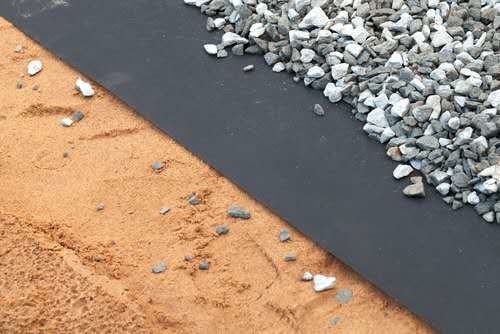 6meter Width Black 600gsm Woven Geotextile Fabric